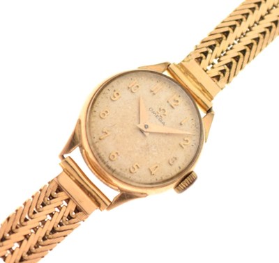 Lot 109 - Omega - Lady's 9ct gold dress watch