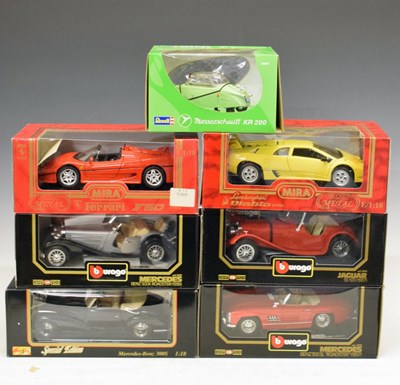 Lot 269 - Burago and other boxed cars