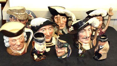Lot 306 - Quantity of Royal Doulton character jugs, etc.