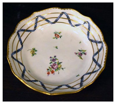 Lot 303 - Bristol (Champions) porcelain saucer