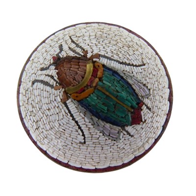 Lot 47 - 19th Century micromosaic panel