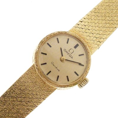 Lot 73 - Omega - Lady's Genève 18ct gold cocktail/ dress watch
