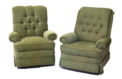 Lot 664 - Pair of Parker Knoll manual recliner chairs