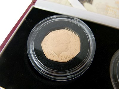 Lot 110 - Royal Mint - The Victoria Cross 1856-2006 United Kingdom 2006 Gold Proof Fifty Pence Coins