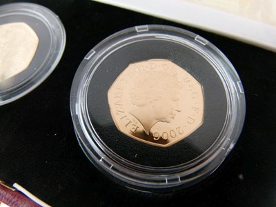 Lot 110 - Royal Mint - The Victoria Cross 1856-2006 United Kingdom 2006 Gold Proof Fifty Pence Coins