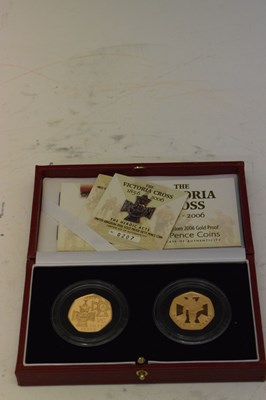Lot 110 - Royal Mint - The Victoria Cross 1856-2006 United Kingdom 2006 Gold Proof Fifty Pence Coins