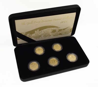 Lot 113 - Royal Mint - 'The Gold Proof Britannia Portrait Collection 2006'