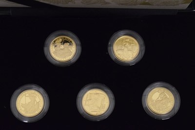 Lot 113 - Royal Mint - 'The Gold Proof Britannia Portrait Collection 2006'