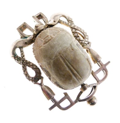 Lot 48 - Egyptian-style scarab beetle