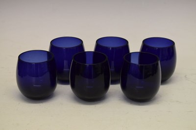 Lot 311 - Quantity of 'Bristol' blue glass