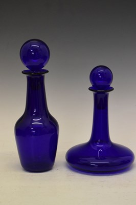 Lot 311 - Quantity of 'Bristol' blue glass