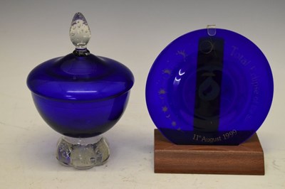 Lot 311 - Quantity of 'Bristol' blue glass