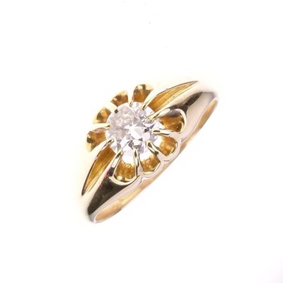 Lot 4 - Single stone diamond ring