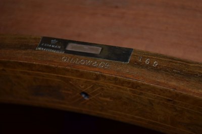 Lot 645 - Fine Victorian burr walnut kidney-shaped pedestal desk by Gillow & Co
