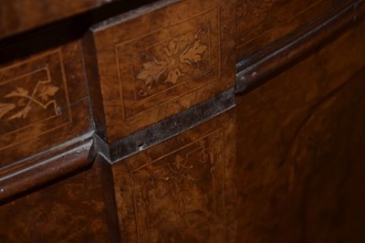 Lot 645 - Fine Victorian burr walnut kidney-shaped pedestal desk by Gillow & Co