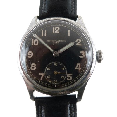 Lot 106 - Record Watch Co. Genf - German World War II issue 'D.H.' wristwatch