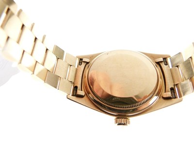Lot 70 - Rolex - Gentleman's 18K Day Date automatic chronometer wristwatch