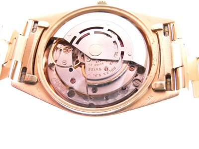 Lot 70 - Rolex - Gentleman's 18K Day Date automatic chronometer wristwatch