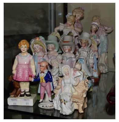 Lot 450 - Collection of Continental porcelain figures (two boxes)