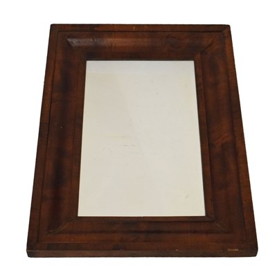 Lot 608 - 19th Century veneered framed wall mirror