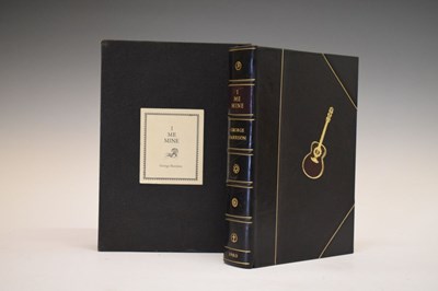 Lot 540 - George Harrison 'I, Me, Mine' Genesis Publications, 1980 - signed and numbered 1140 of 2000