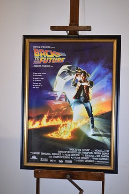 Lot 282 - Film Memorabilia - Back To The Future poster with signed autographs