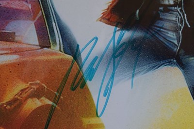 Lot 282 - Film Memorabilia - Back To The Future poster with signed autographs