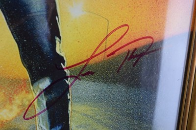 Lot 282 - Film Memorabilia - Back To The Future poster with signed autographs