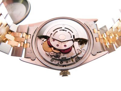 Lot 68 - Rolex - Gentleman's two-tone gold and stainless steel Oyster Perpetual Date automatic wristwatch