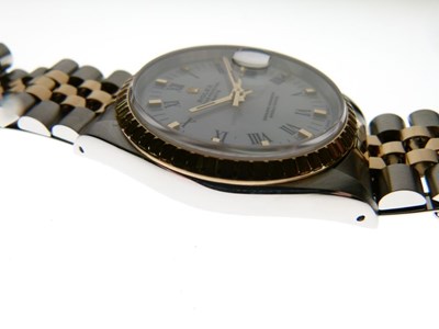 Lot 68 - Rolex - Gentleman's two-tone gold and stainless steel Oyster Perpetual Date automatic wristwatch