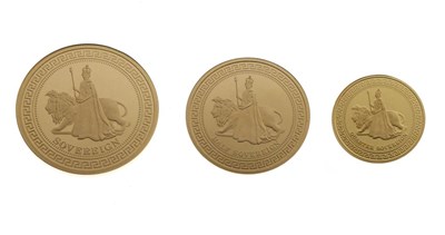 Lot 175 - Elizabeth II Tristan da Cunha 'Elizabeth & The Lion'  sovereign set