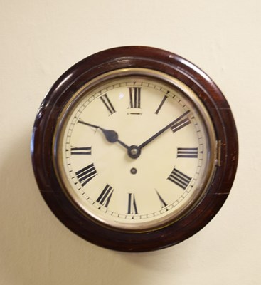 Lot 480 - Early 20th century wall timepiece