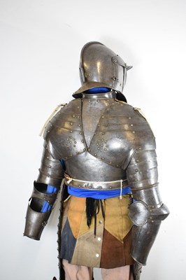 Lot 481 - Mixed suit of armour