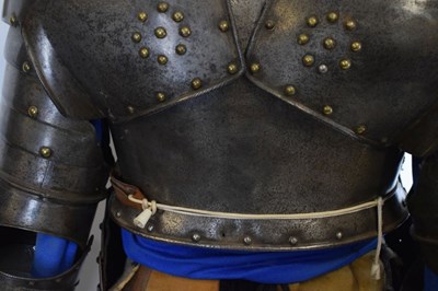 Lot 481 - Mixed suit of armour