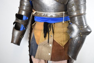 Lot 481 - Mixed suit of armour