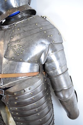 Lot 481 - Mixed suit of armour