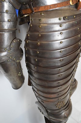 Lot 481 - Mixed suit of armour