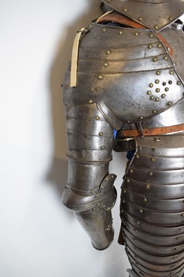 Lot 481 - Mixed suit of armour