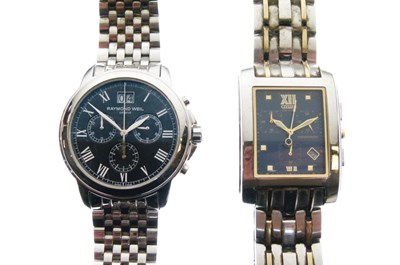 Lot 109 - Raymond Weil and Citizen Eco-Drive