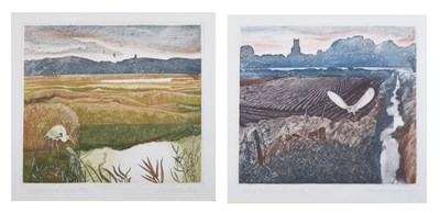 Lot 715 - Robert Greenhalf (b.1950) - two woodcuts