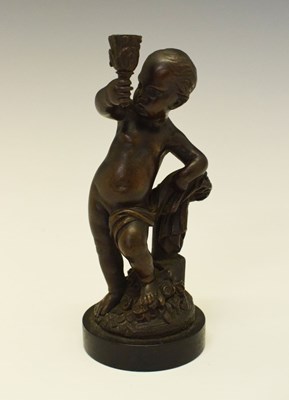 Lot 158 - Bronze bacchante