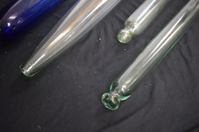 Lot 325 - Rare Victorian glass cucumber straightener