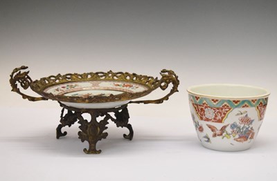 Lot 460 - Chinoiserie tazza, etc.