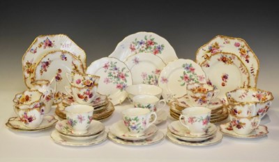 Lot 444 - Royal Albert stone china part tea set