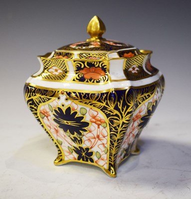 Lot 456 - Royal Crown Derby vase with lid