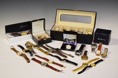 Lot 126 - Quantity of gentlemen's fashion watches