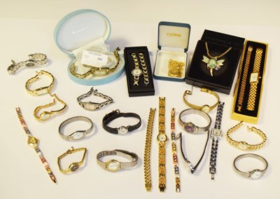 Lot 115 - Quantity of ladies fashion watches
