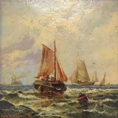 Lot 580 - Franz Hoepfner (1853-93) - Oil on board
