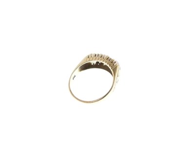 Lot 24 - Opal and diamond 18ct gold ring