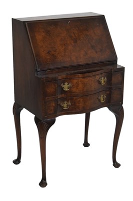 Lot 724 - 1920s period walnut bureau de dame